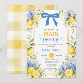 Elle a trouvé son invitation pour la fête de douch (Devant / Derrière)