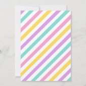 Elle a un Joyeux Premier Anniversaire Invitation (Dos)