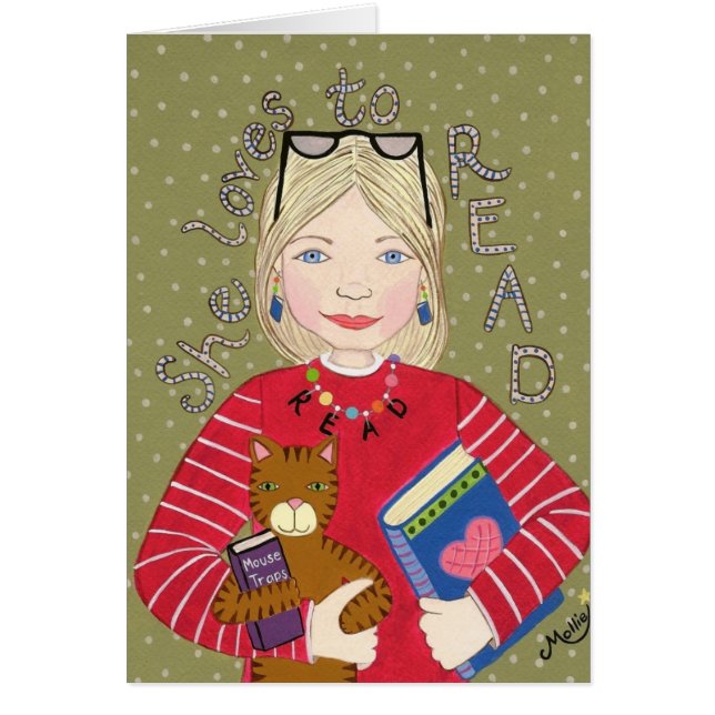 Elle aime lire (Devant)