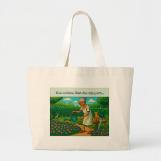 Elle arrose, puis conquiert le sac fourre-tout