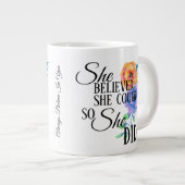 Elle croit (floral) - Mug (Devant droit)