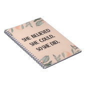 Elle croyait des fleurs sauvages carnets minimalis (Côté Droit)