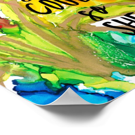 Elle Croyait Lovitude Mur Art Impression (Coin)