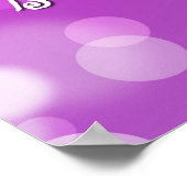 "Elle Croyait..." Poster de motivation pour fille (Coin)