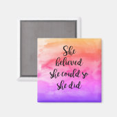 Elle Croyait Qu'Elle Pouvait Faire Aimant (Recto/Verso)