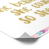 Elle croyait qu'elle pouvait faire Poster (Coin)