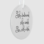 Elle Croyait Qu'Elle Pouvait Le Faire (devant)