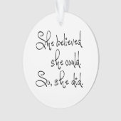 Elle Croyait Qu'Elle Pouvait Le Faire (devant)