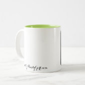 Elle Croyait Qu'Elle Pouvait Mug (intérieur couleu (Devant gauche)