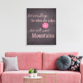 Elle Déplacera Montagnes Toile Imprimer (Insitu(Salon))