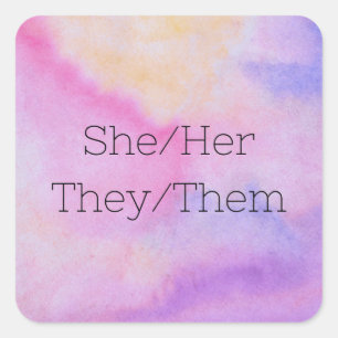 Elle/elle ou ils/eux pronom stickers