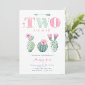 Elle est DEUX invitations de cactus sauvages de 2è (Debout devant)