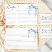 Elle est en train de nouer la carte de recette Ble