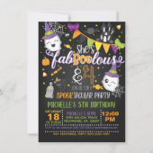 Elle est fière et quatre Invitation d'anniversaire (Devant)