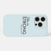 Elle est forte | Proverbes 31:25 Foi chrétienne (Verso Horizontal)