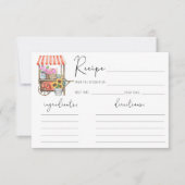 Elle est fraîche hors du marché - Recette carte (Devant)