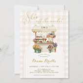 Elle est hors du marché En vichy Invitation Fête d (Devant)