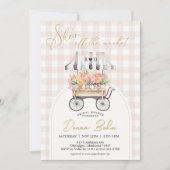 Elle est hors du marché En vichy Invitation Fête d (Devant)