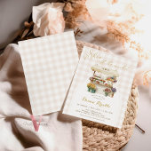 Elle est hors du marché En vichy Invitation Fête d