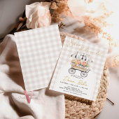 Elle est hors du marché En vichy Invitation Fête d