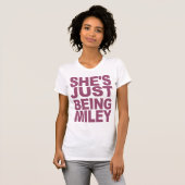 Elle est juste T-shirt de Miley (Devant entier)