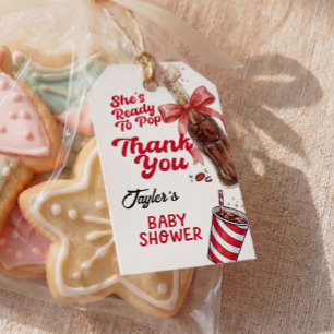 Elle est prête à éclore Étiquette de cadeau pour B