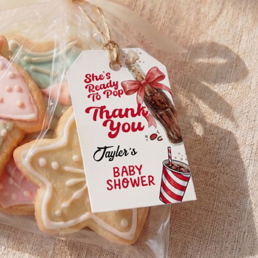 Elle est prête à éclore Étiquette de cadeau pour B