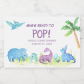 Elle est prête à faire du Étiquette à vin mousseux (Étiquettes simples)