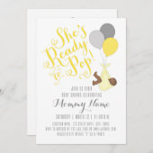 Elle est prête à pop ! Invitation à la douche (Devant / Derrière)