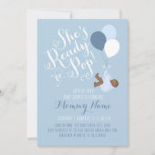 Elle est prête à pop ! Invitation à la douche (Devant)