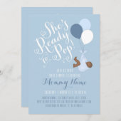 Elle est prête à pop ! Invitation à la douche (Devant / Derrière)