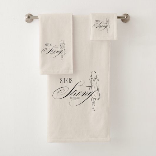 Elle est Proverbes forts 31:25 (En situation)