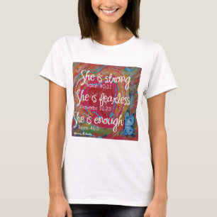 Elle est T-shirt fort d'écriture sainte