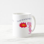 Elle est tasse inspirée de tasse féroce de dragon (Devant droit)