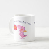Elle est tasse inspirée de tasse féroce de dragon (Devant gauche)