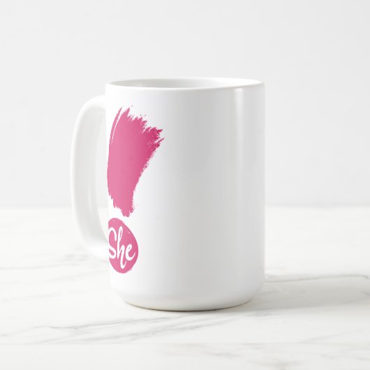 Elle Exclamation Mug (Devant gauche)