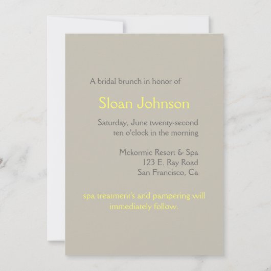 Elle Invitation (Dos)