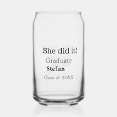 Elle l'a fait diplômée ajouter nom classe de texte (Verso)