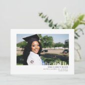 Elle L'A Fait Faire-part De Diplôme Photo (Debout devant)