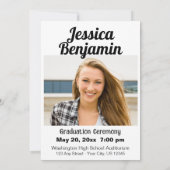 Elle L'A Fait ! Faire-part d'obtention d'une licen (Dos)