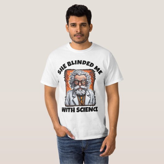 ELLE M'A ÉBLoui AVEC DES T-Shirts POUR HOMMES SCIE (Devant entier)