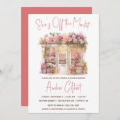 Elle n'est pas au marché Invitation de la douche n (Devant / Derrière)