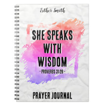 Elle parle avec sagesse - Custom Trendy Journal