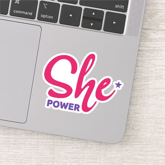Elle Power Vinyl Sticker (Détail)