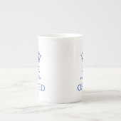 Elle qui doit être tasse de thé bleue élégante (Devant)