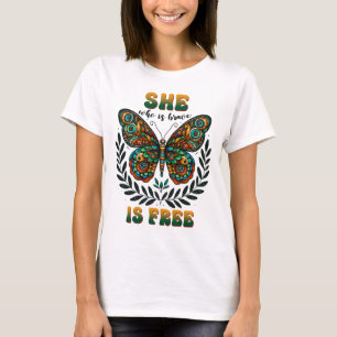 Elle qui est courageuse est libre T-shirt