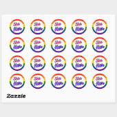 Elle Sa Fierté Stickers Rainbow Prounoun (Feuille)