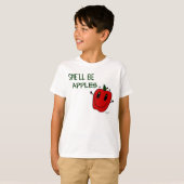 ELLE SERA APPLES Kids Basic T-shirt (Devant entier)