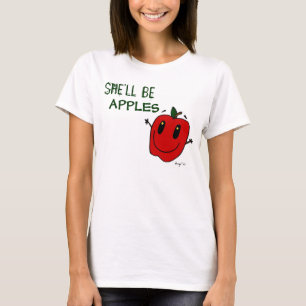 ELLE SERA T-shirt femme POMMES