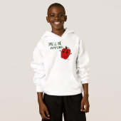ELLE SERA UN Sweatshirt À capuche POMMES (Devant entier)